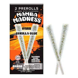 Gorilla Glue Mamba Madness Diamond Infused Pre-Rolls 2ct 4G