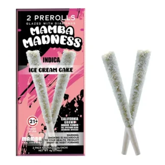 Ice Cream Cake Mamba Madness Diamond Infused Pre-Rolls 2ct 4G