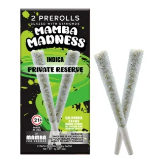 Private Reserve Mamba Madness Diamond Infused Pre-Rolls 2ct 4G